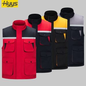 Gilet de travail antistatique haute visibilité hiver
