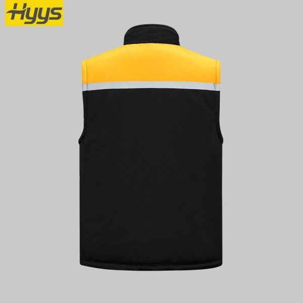 Winter high visibility anti-static work vest