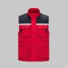 Winter high visibility anti-static work vest