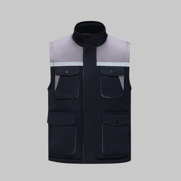 Winter high visibility anti-static work vest