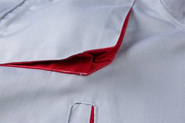 Three-dimensional pocket double-layer high-visibility anti-static work clothes suit