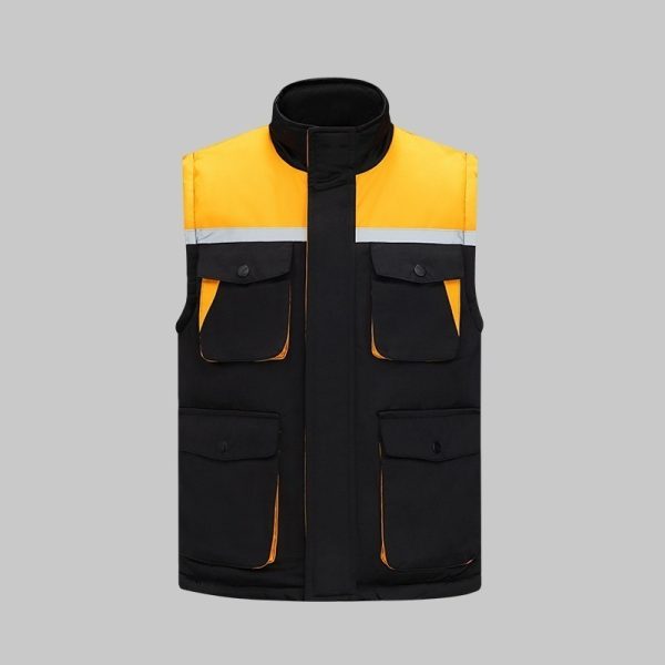 Winter high visibility anti-static work vest