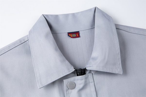 Three-dimensional pocket double-layer high-visibility anti-static work clothes suit