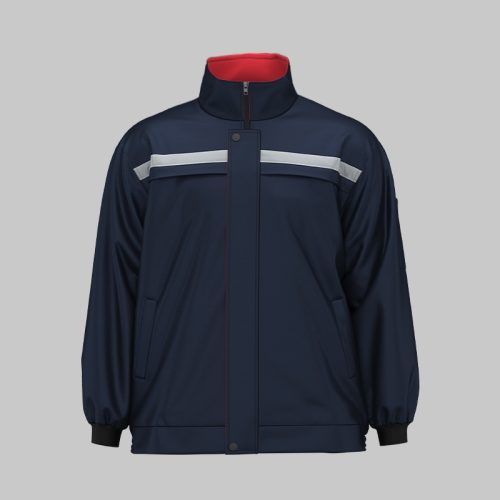 High-quality, high-visibility one-piece cotton jacket