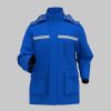 Detachable Wide High Visibility Mid-Length Winter Work Jacket