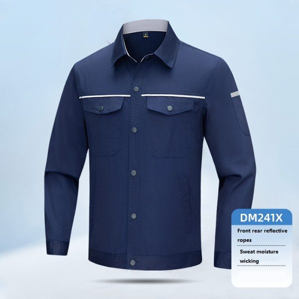 Summer sweat-wicking shirt work clothes