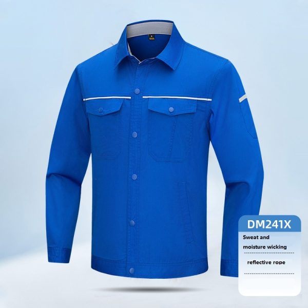 Summer sweat-wicking shirt work clothes