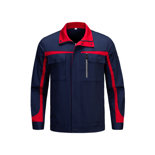 Spring and autumn wear-resistant cotton work clothes suit