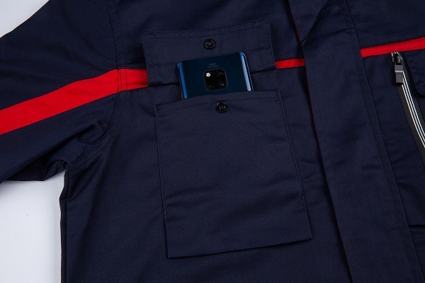 Spring and autumn wear-resistant cotton work clothes suit