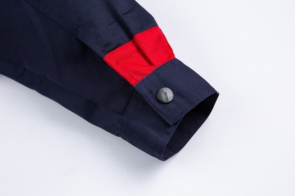 Spring and autumn wear-resistant cotton work clothes suit