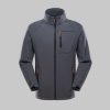 Single-layer softshell outdoor jacket