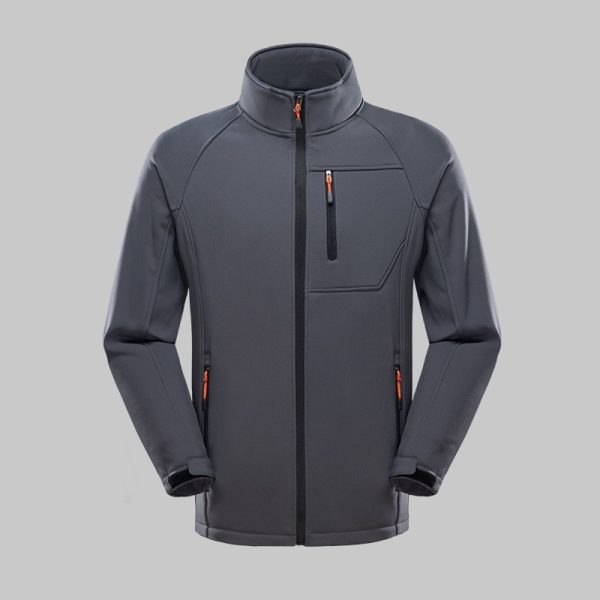 Single-layer softshell outdoor jacket