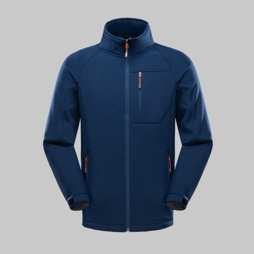 Single-layer softshell outdoor jacket