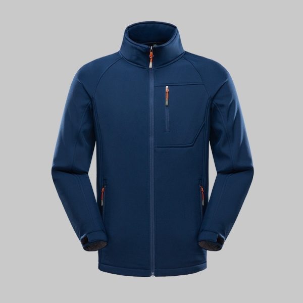 Single-layer softshell outdoor jacket