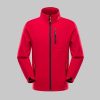 Single-layer softshell outdoor jacket