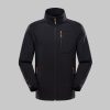 Single-layer softshell outdoor jacket