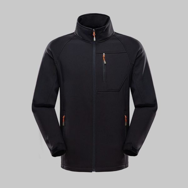 Single-layer softshell outdoor jacket