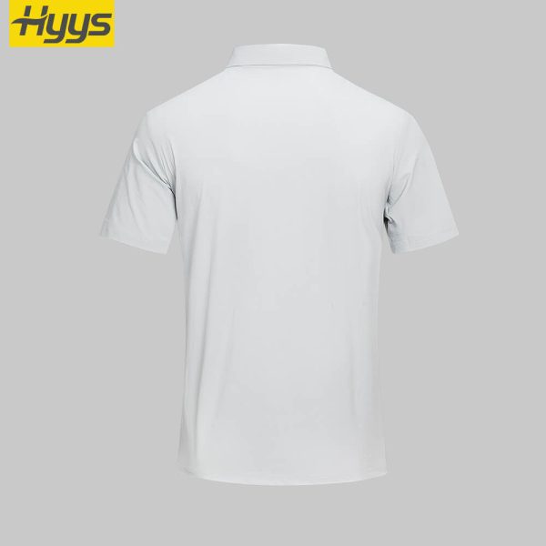 High-visibility solid color work T-shirt (stretchy, quick-drying, moisture-wicking, breathable)