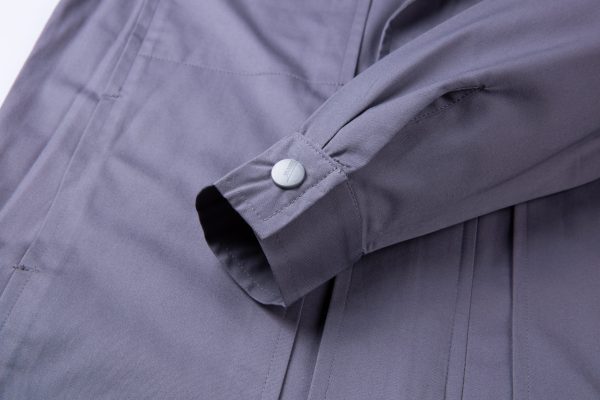 Summer Long-Sleeved Cotton Work Clothes with Multiple Reflective Stripes (QM2091X)