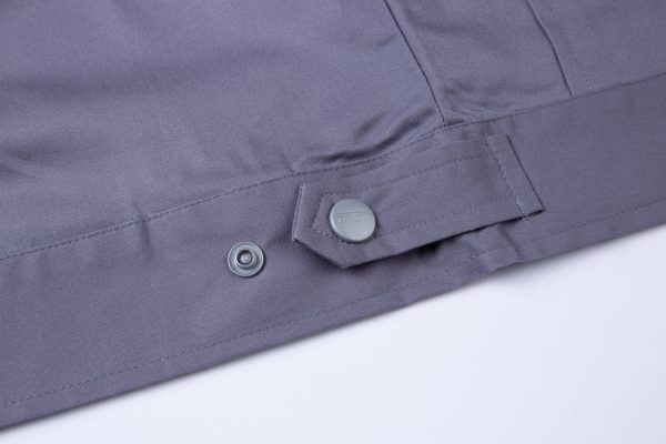 Summer Long-Sleeved Cotton Work Clothes with Multiple Reflective Stripes (QM2091X)