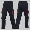 High-quality cotton four-pocket work pants