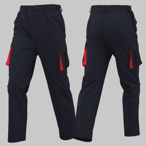 High-quality cotton four-pocket work pants
