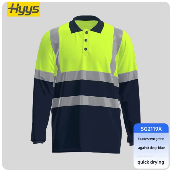 Summer Quick-Drying High-Visibility Short-Sleeved POLO Shirt