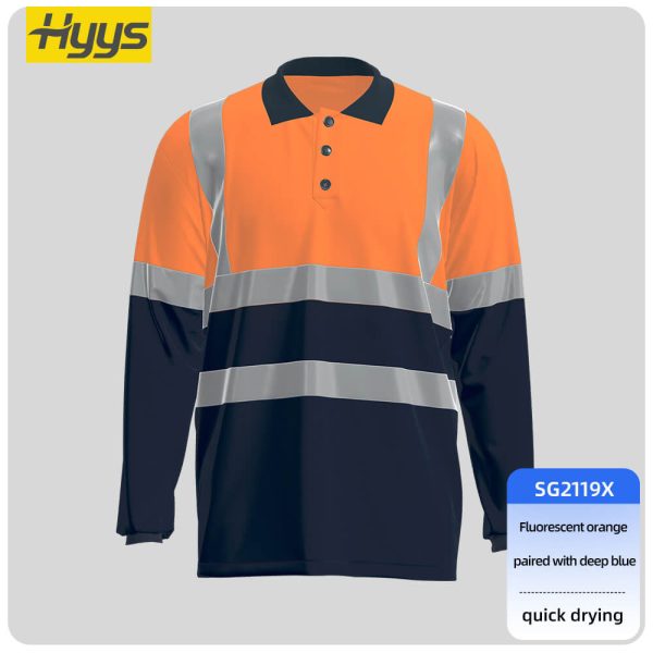 Summer Quick-Drying High-Visibility Short-Sleeved POLO Shirt