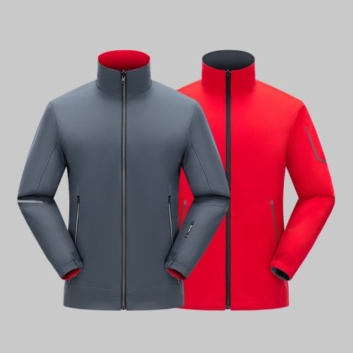 Business style double-sided high-elastic outdoor jacket