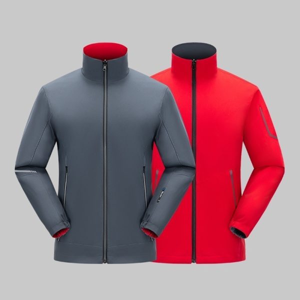 Business style double-sided high-elastic outdoor jacket