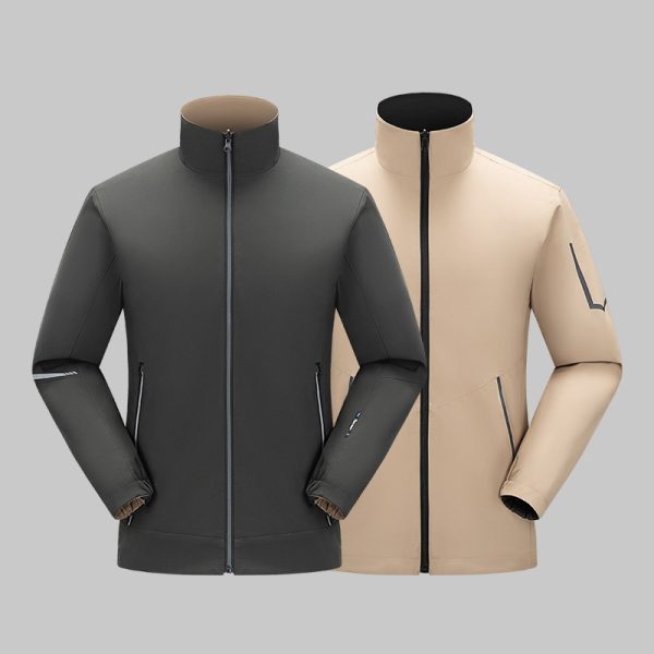 Business style double-sided high-elastic outdoor jacket