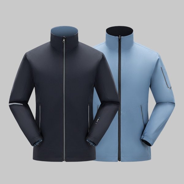 Business style double-sided high-elastic outdoor jacket