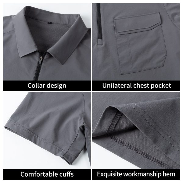 Stretch quick-drying workwear T-shirt