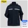 Detachable Wide High Visibility Mid-Length Winter Work Jacket