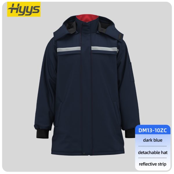 High-quality, high-visibility one-piece cotton jacket