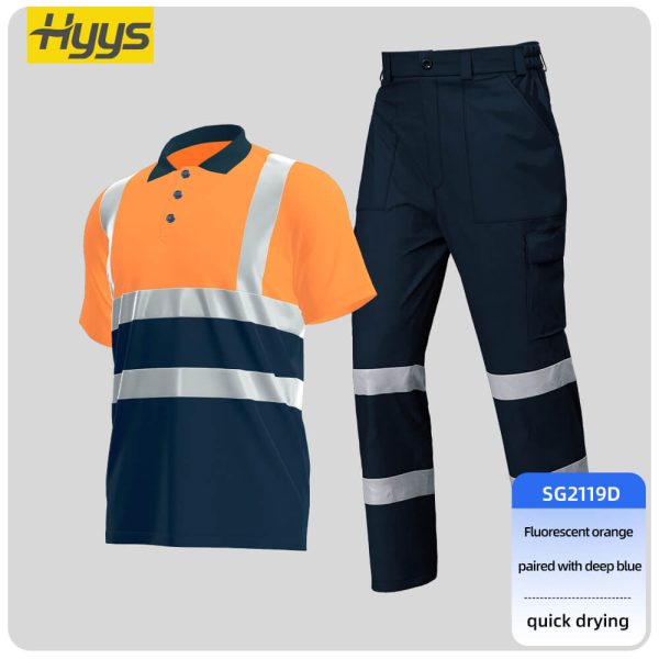 Summer High-visibility Safety Polo Shirt