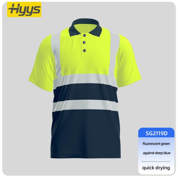 Summer High-visibility Safety Polo Shirt