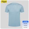 High-visibility crew neck short-sleeved workwear T-shirt