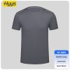 High-visibility crew neck short-sleeved workwear T-shirt