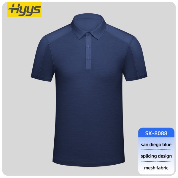 Quick-drying sweat-wicking work POLO