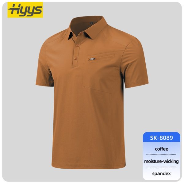 High-visibility workwear T-shirt (stretchy, quick-drying, moisture-wicking, breathable)