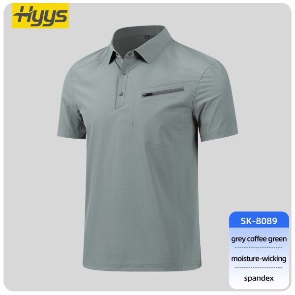 High-visibility workwear T-shirt (stretchy, quick-drying, moisture-wicking, breathable)