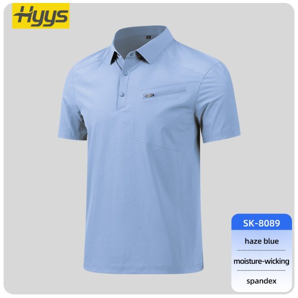 High-visibility workwear T-shirt (stretchy, quick-drying, moisture-wicking, breathable)