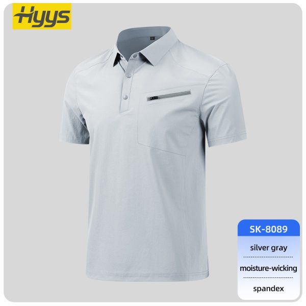 High-visibility workwear T-shirt (stretchy, quick-drying, moisture-wicking, breathable)