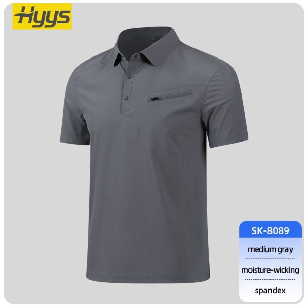 High-visibility workwear T-shirt (stretchy, quick-drying, moisture-wicking, breathable)