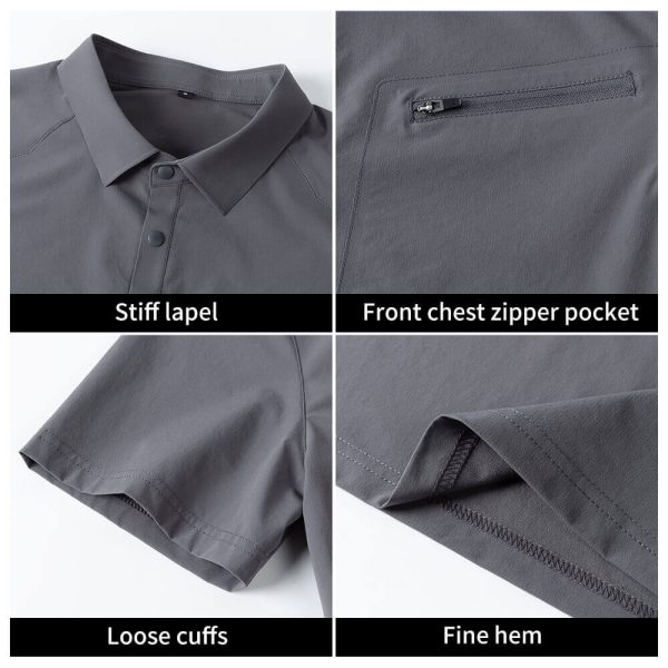 High-visibility workwear T-shirt (stretchy, quick-drying, moisture-wicking, breathable)