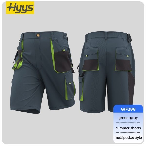 Multi-pocket summer shorts