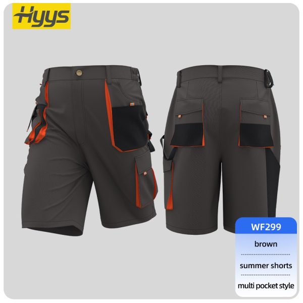 Multi-pocket summer shorts