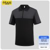 High Visibility Zipper Quick Dry Workwear T-shirt