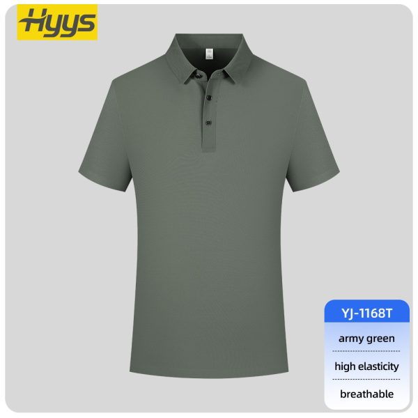 Seamless high-elastic workwear POLO shirt